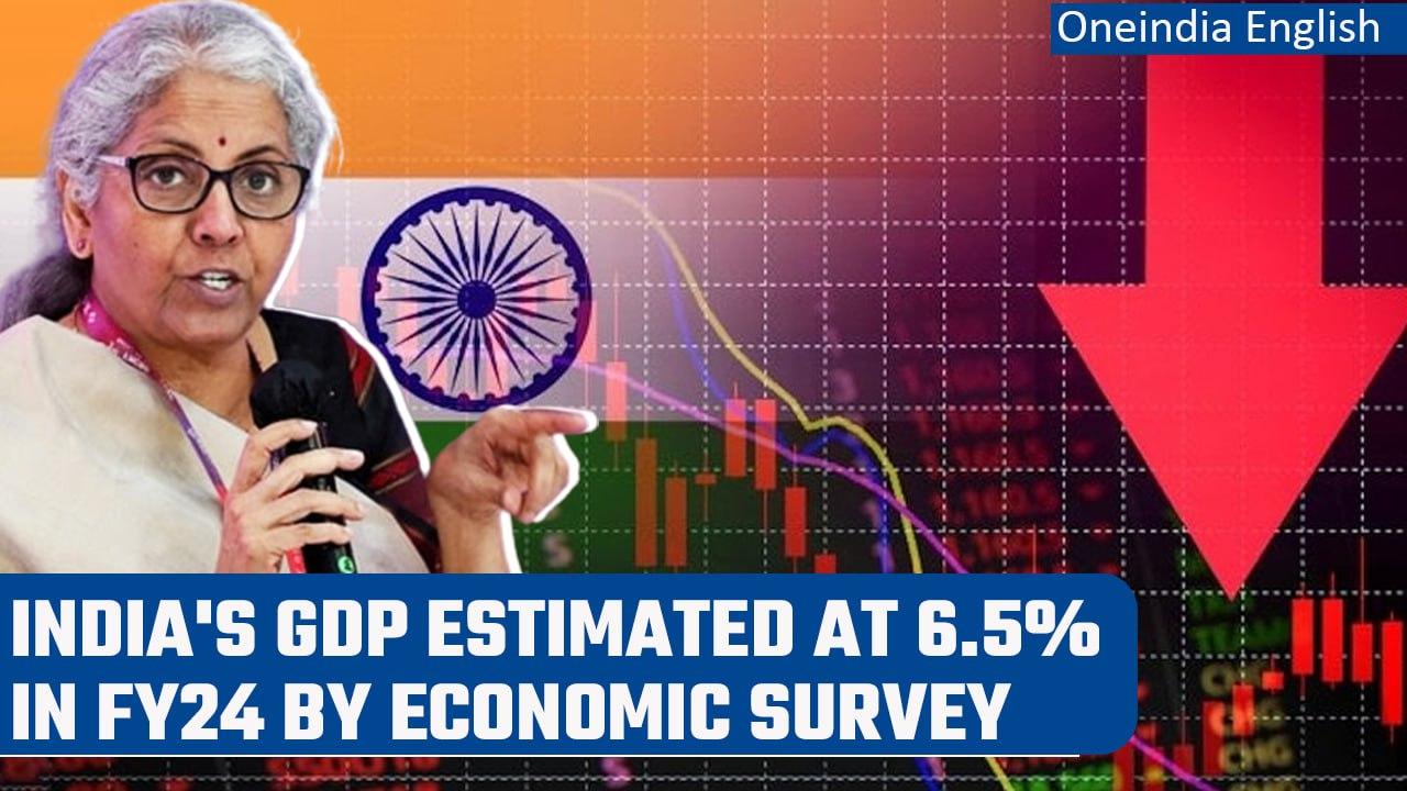 Economic Survey 2022-23 estimates India’s GDP growth in FY24 at 6.5% | Budget | Oneindia News