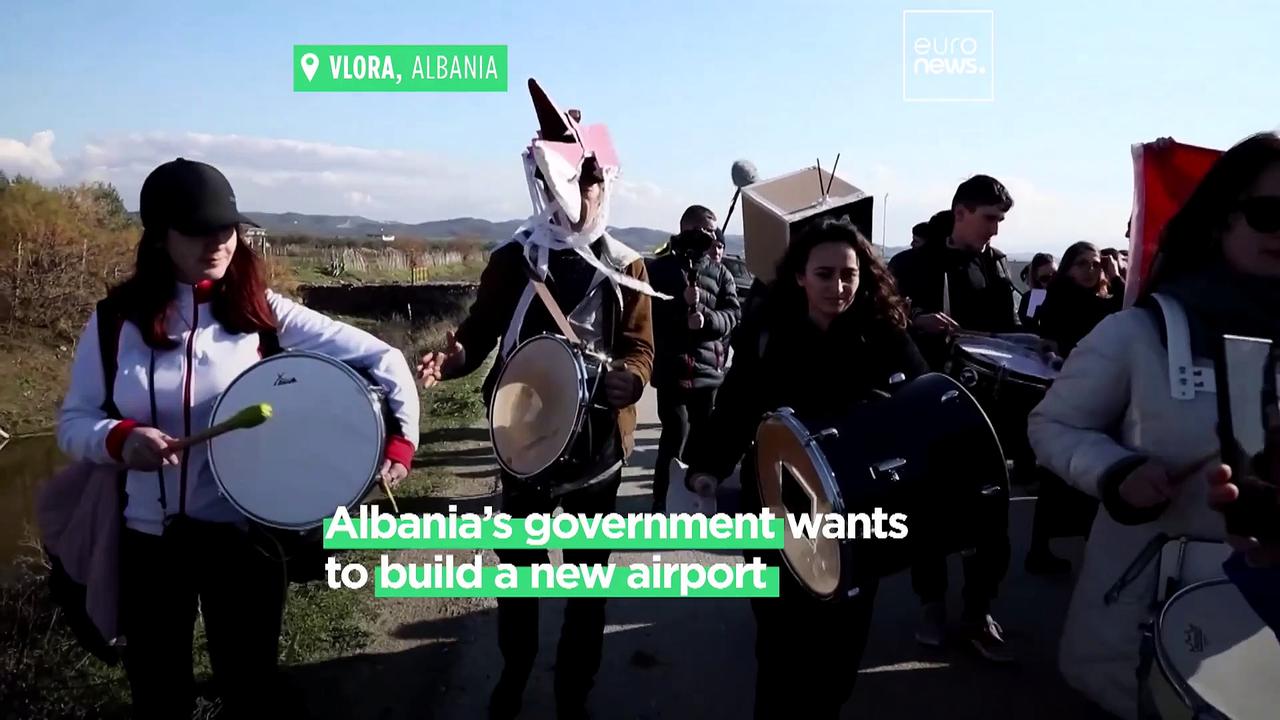 Spectacular bird sanctuary threatened by construction of Albania’s biggest airport