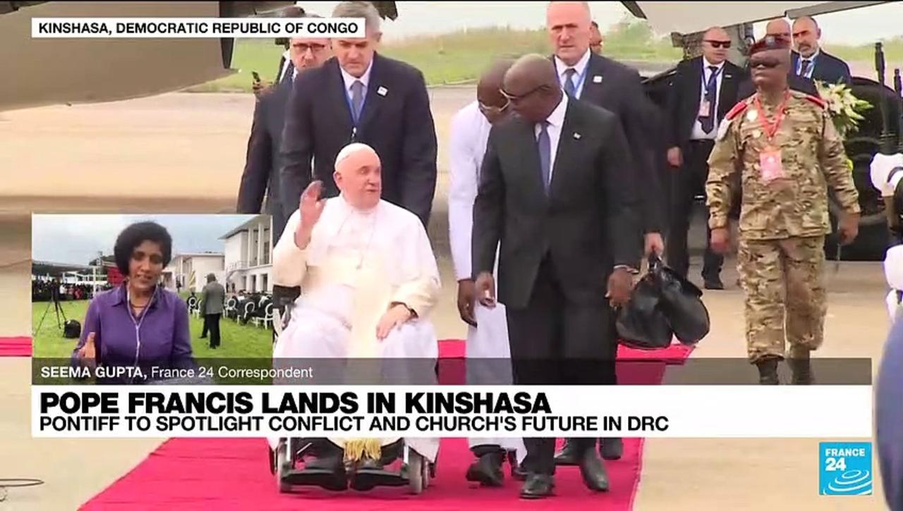 Thousands Greet Pope In Conflict Torn Dr Congo One News Page Video 3356