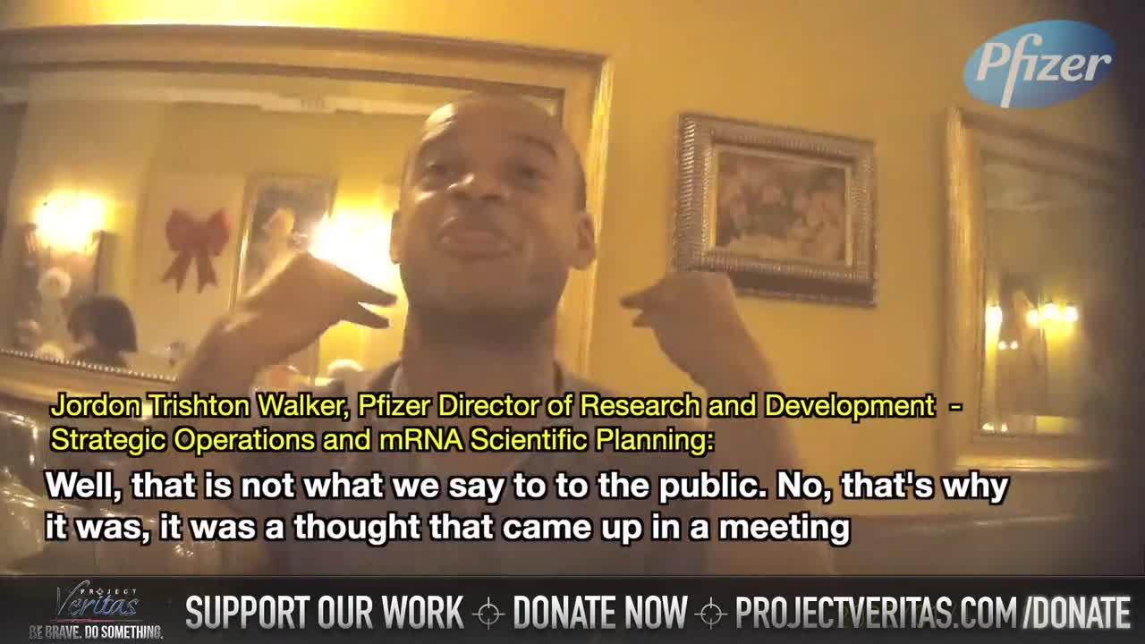 Project Veritas - Pfizer Executive Admits to "Directed Evolution"