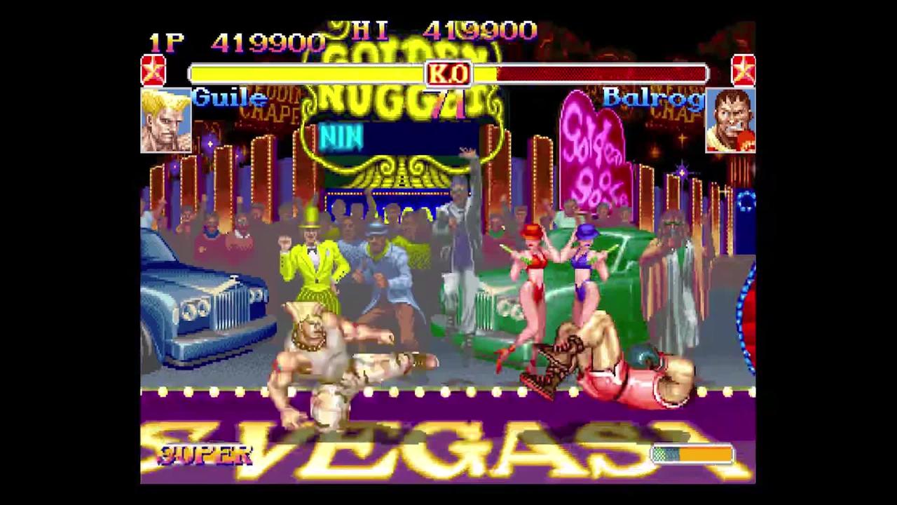 Super Street Fighter II Turbo / SF 30th Anniversary Collection Steam / Guile Gameplay LV: 8