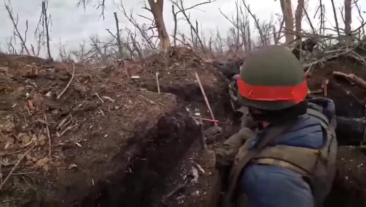 Russian Soldiers has taken prisoner Ukrainians real shooting battle