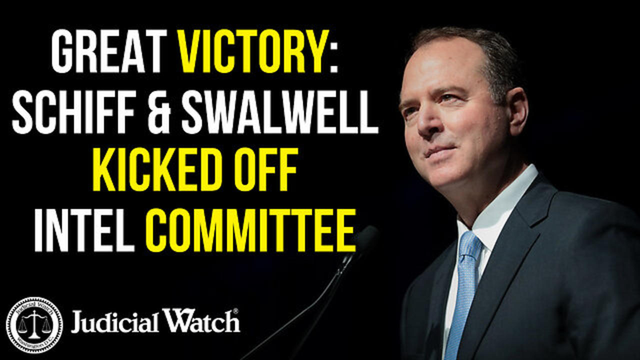 GREAT VICTORY: Schiff & Swalwell KICKED OFF Intel. Committee