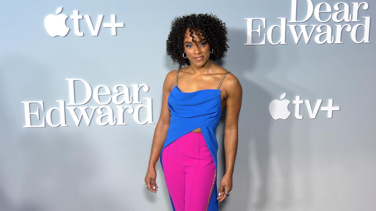 Anna Uzele attends Apple TV+'s “Dear Edward” world premiere event in Los Angeles