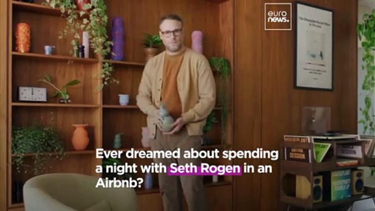 Here's how you can spend a night with Seth Rogen in a luxurious Los Angeles mansion