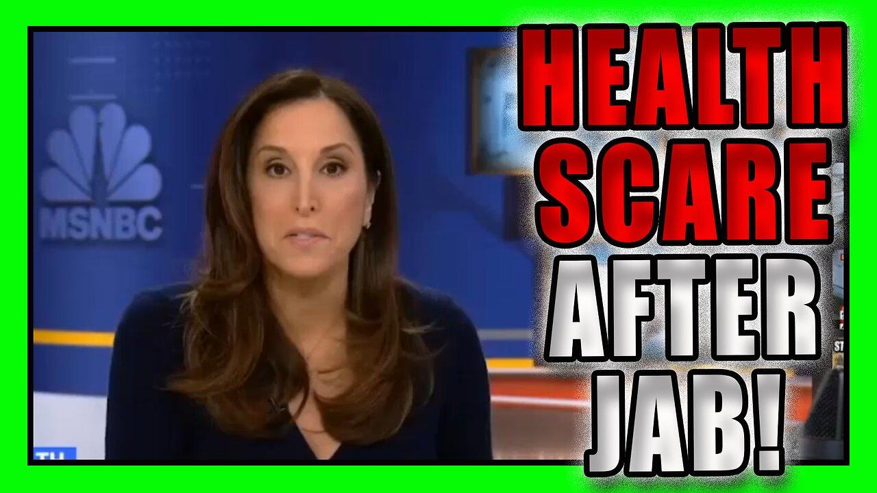 Jabbed MSNBC Anchor Reveals "Health One News Page VIDEO