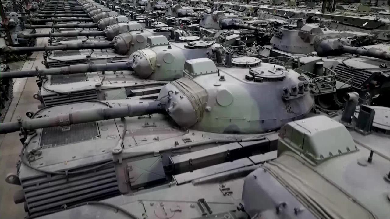 Warehouse full of tanks stirs debate in Belgium