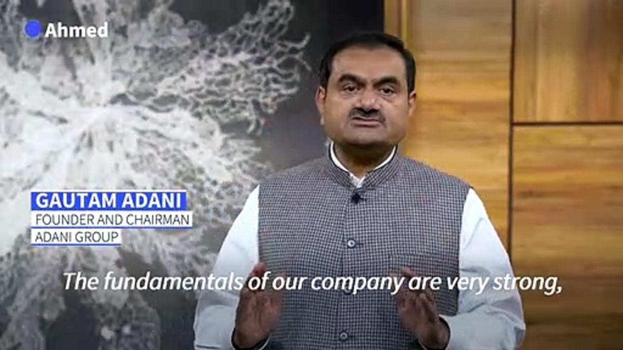 Adani says fundamentals of Indian firm 'strong' despite share collapse