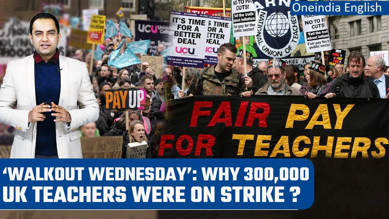 Know the reasons why teachers in UK went on massive strike yesterday | Explainer | Oneindia News