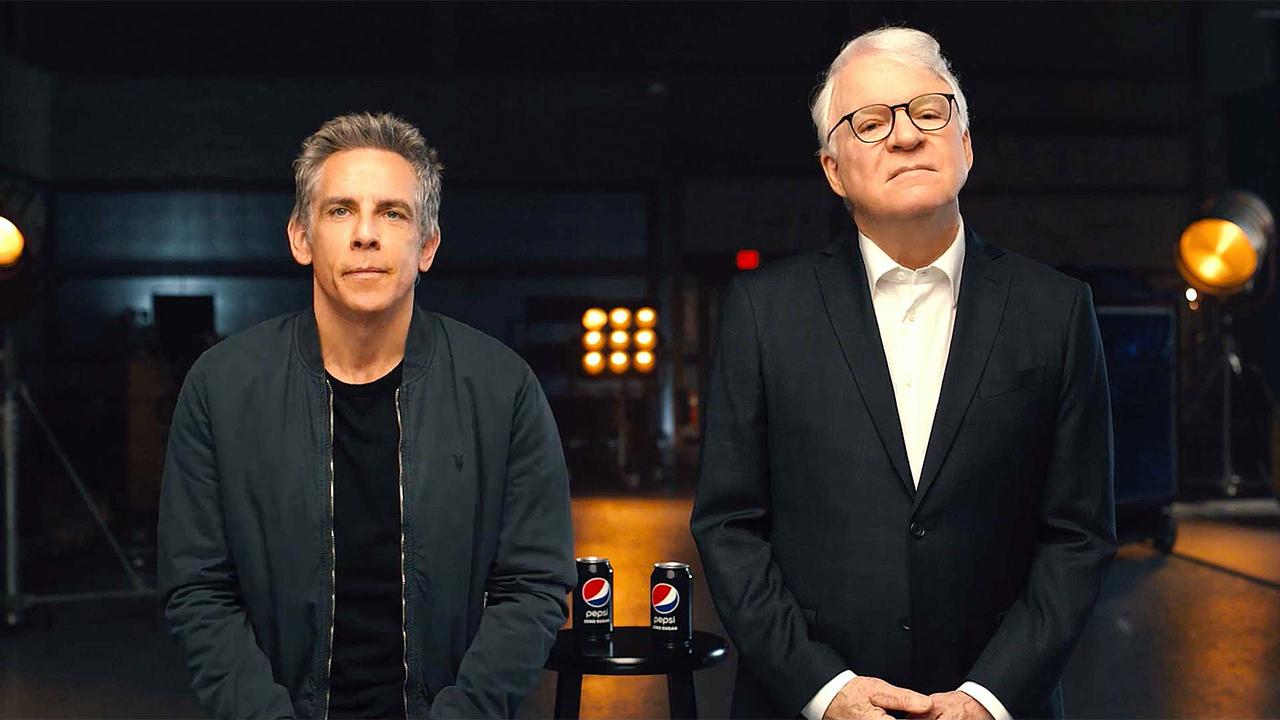 Pepsi Zero Sugar “Two Actors” Super Bowl 2023 Commercial with Ben Stiller & Steve Martin