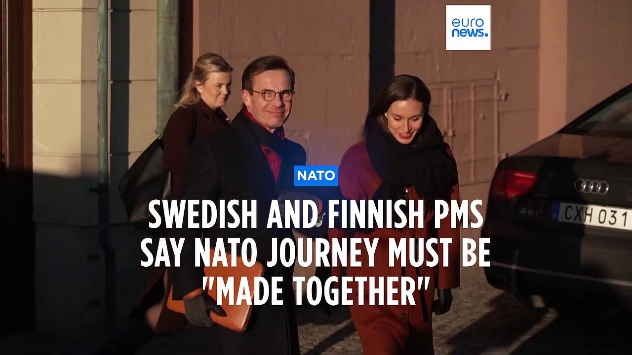 Sweden tightens anti-terror laws as Finland makes public show of support over NATO application