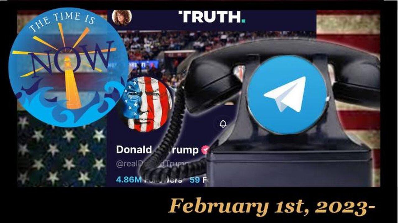 LIVE 2/1/23 - Trump, Telegram, Viewer "Call In" and More