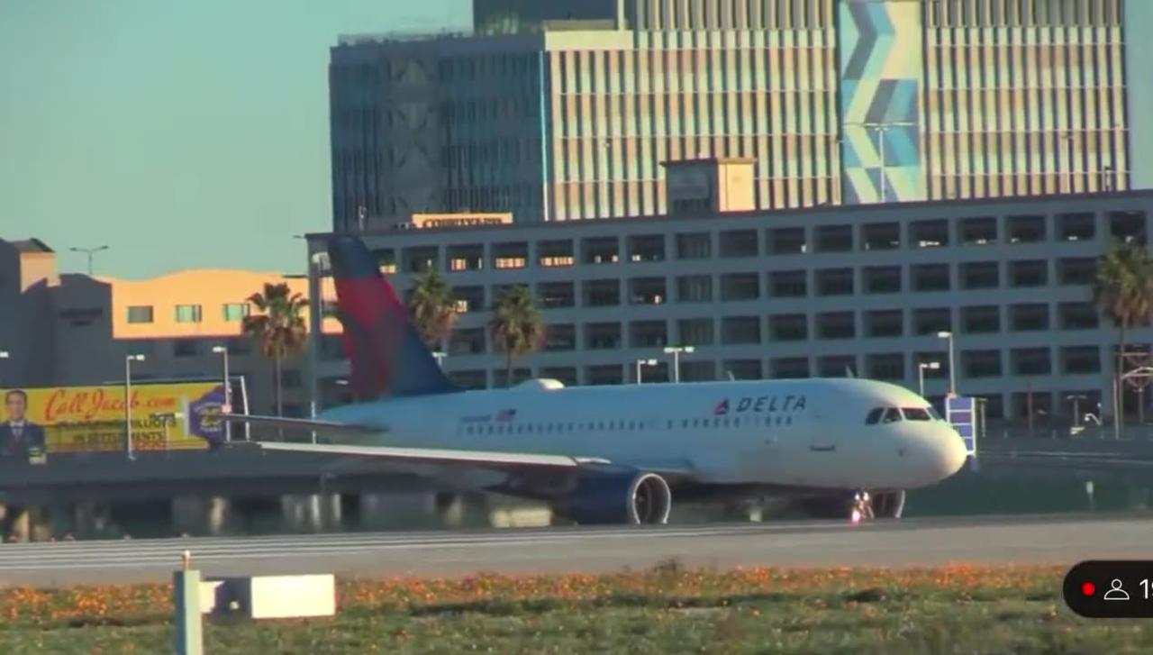 Caught on a YouTube live stream. Delta Flight lost an engine on takeoff.