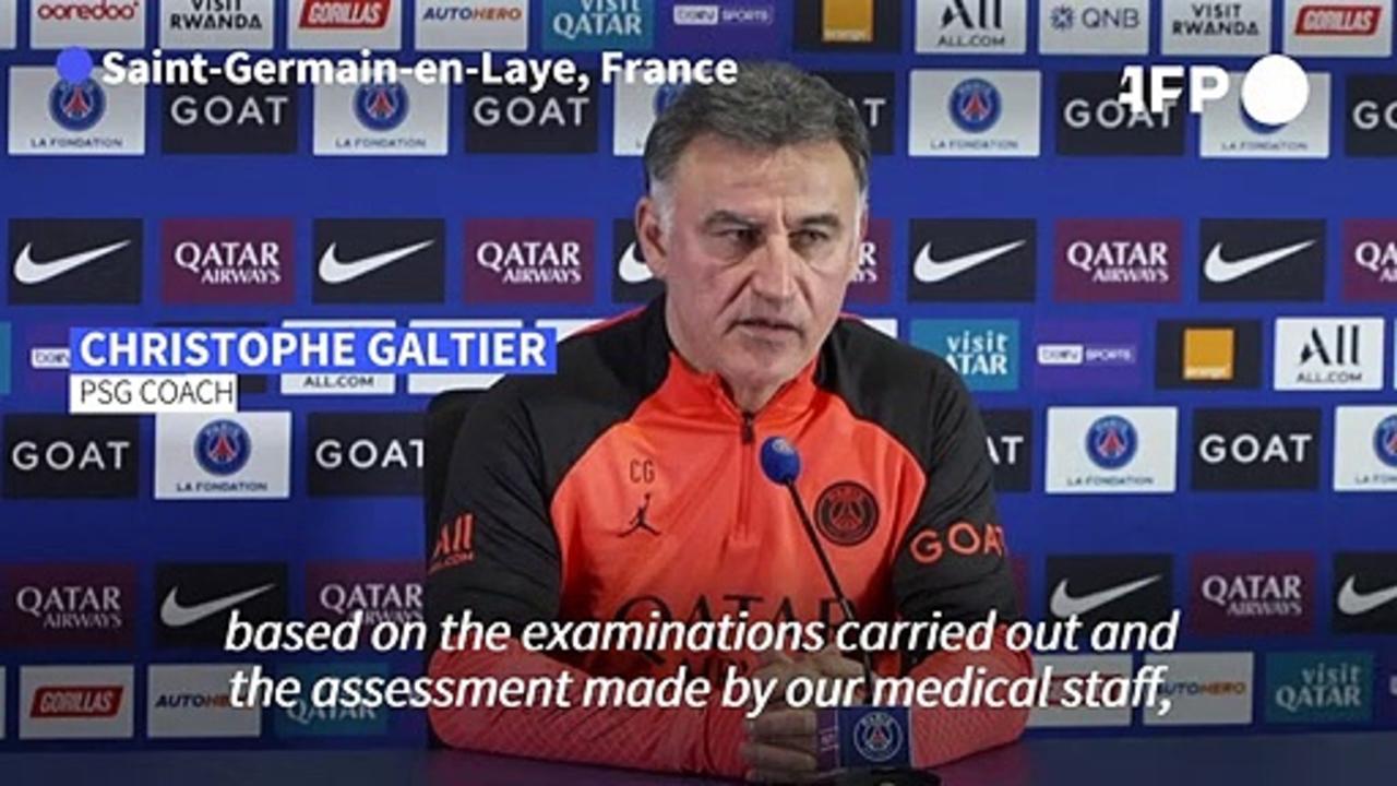 PSG coach Galtier rues injuries after Mbappe ruled out