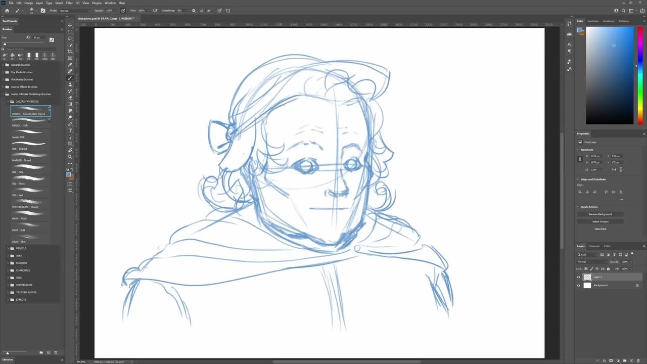 Painting characters EXACTLY as described in the One News Page VIDEO