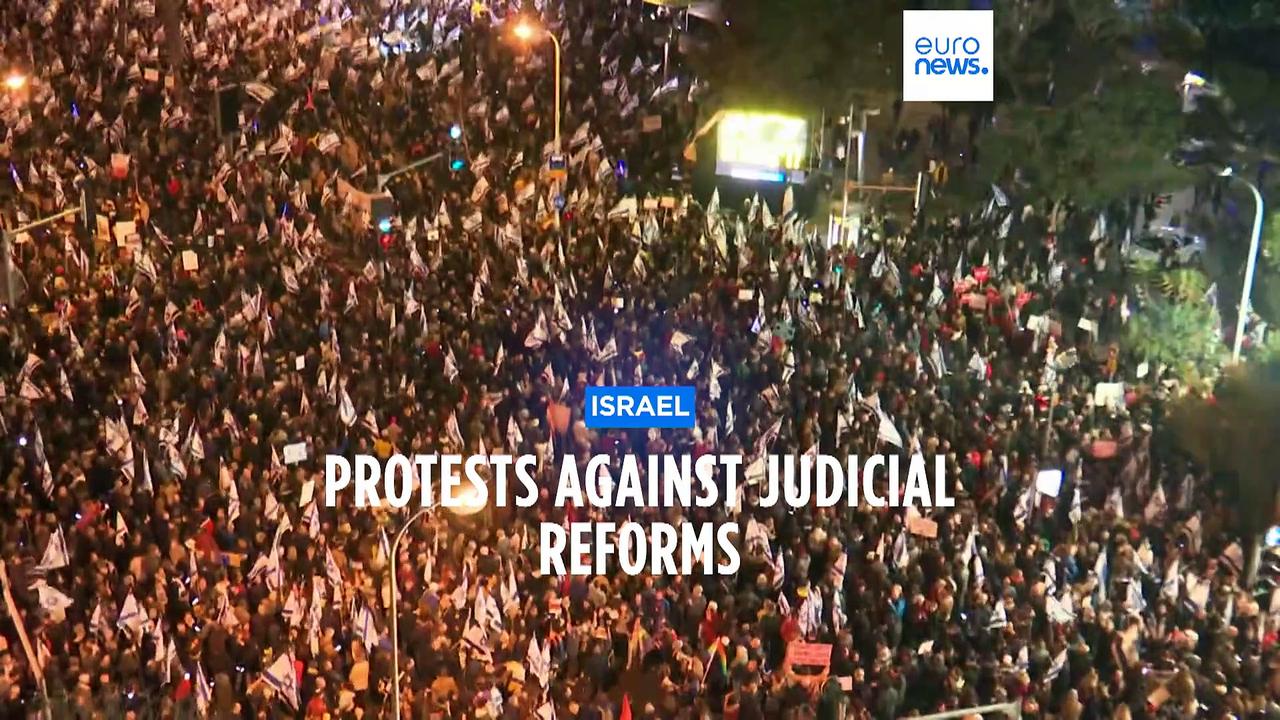 Anti-government protests continue in Israel decrying planned judicial reforms