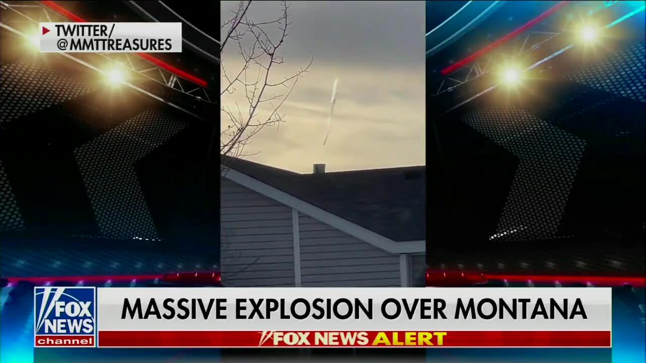 Explosion reported over Billings Montana.
