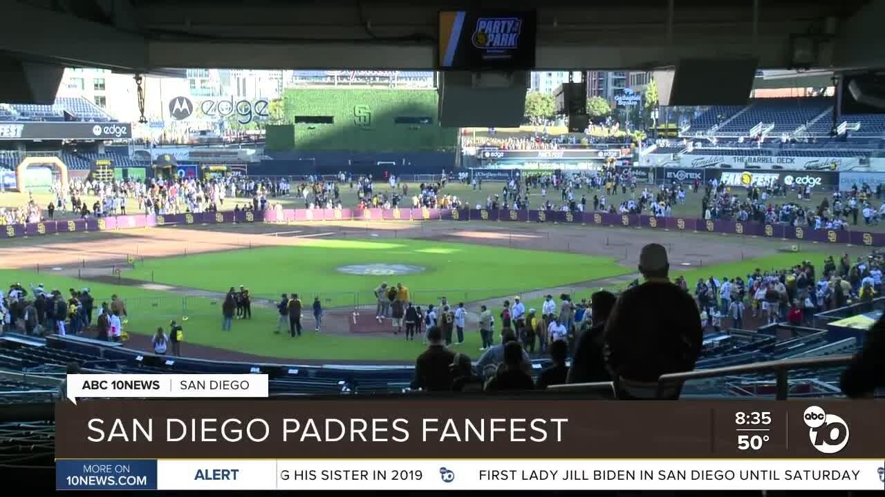 San Diego Padres FanFest underway at Petco Park