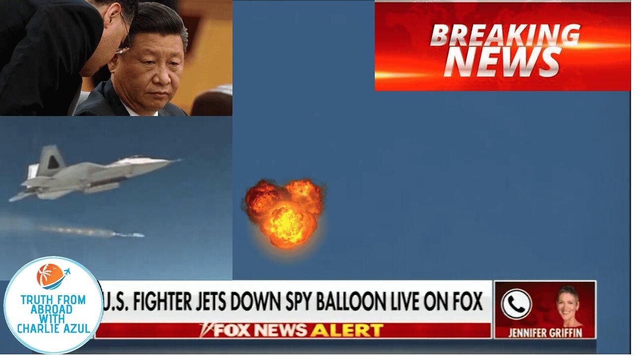 SPY BALLOON SHOT DOWN. BREAKING NEWS ALERT.  02/03/23 Check Out Our Exclusive 2023 Fox News Coverage