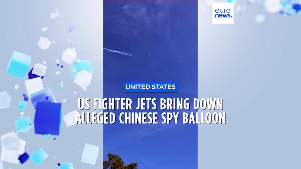 'Waking up to a Top Gun movie': Chinese balloon's downing creates spectacle in US