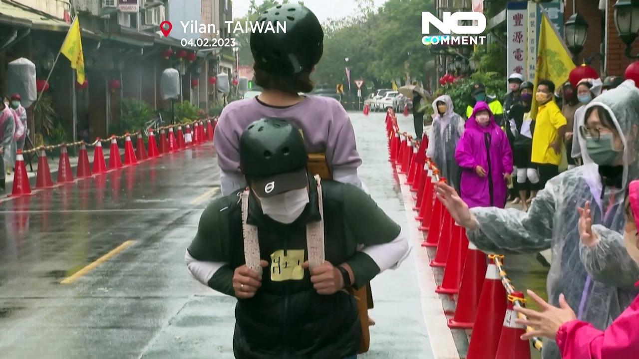 WATCH: Celebrations mark the end of the Lunar New Year in Taiwan