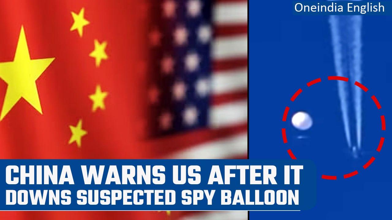 China Warns Of 'Necessary Response' After US Downs Suspected Spy Balloon | Oneindia News
