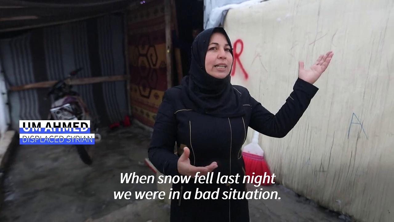 Snow worsens plight of Syria's internally displaced