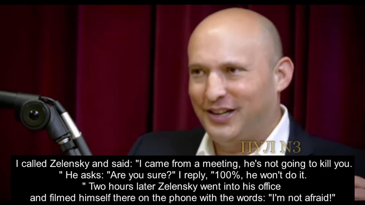 Former Israeli PM Bennett:"I asked Putin: Are you going to kill Zelensky?