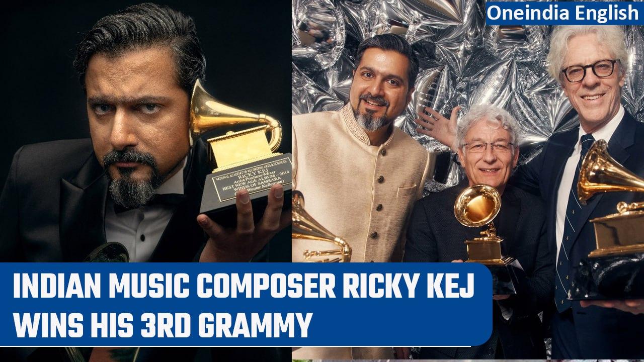 Grammys 2023: Ricky Kej wins 3rd Grammy for album 'Divine Tides' | Oneindia News