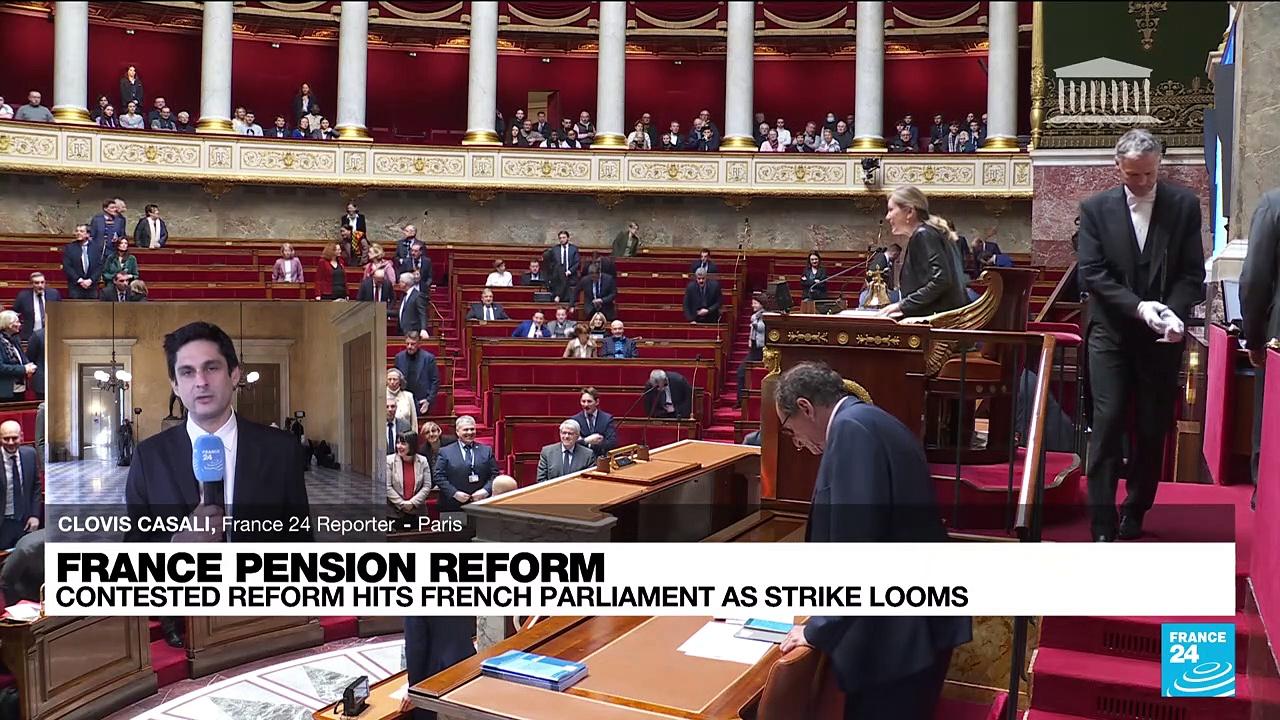 France pension reform: Contested reform hits french parliament as strike looms