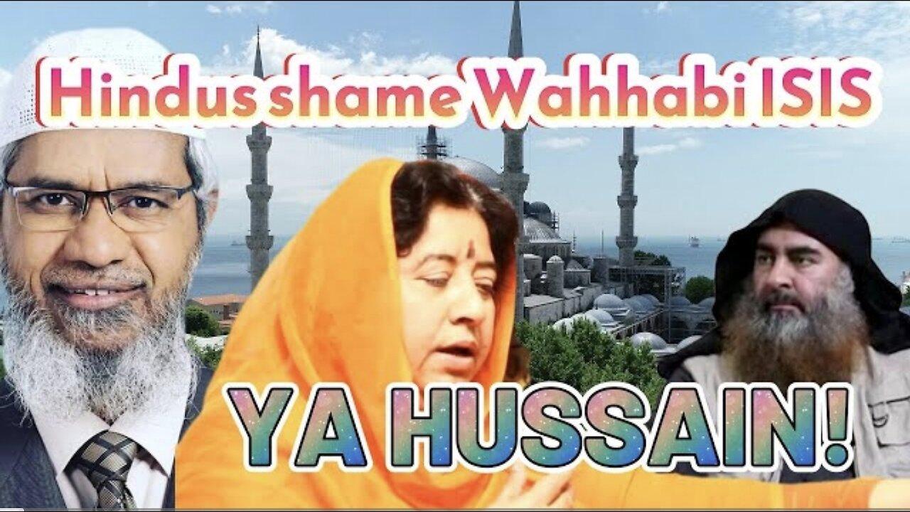 Hindu Brahmins Love Imam Hussain Wahhabis Hate Imam Hussain! Mahdi's Curse On Wahhabis!
