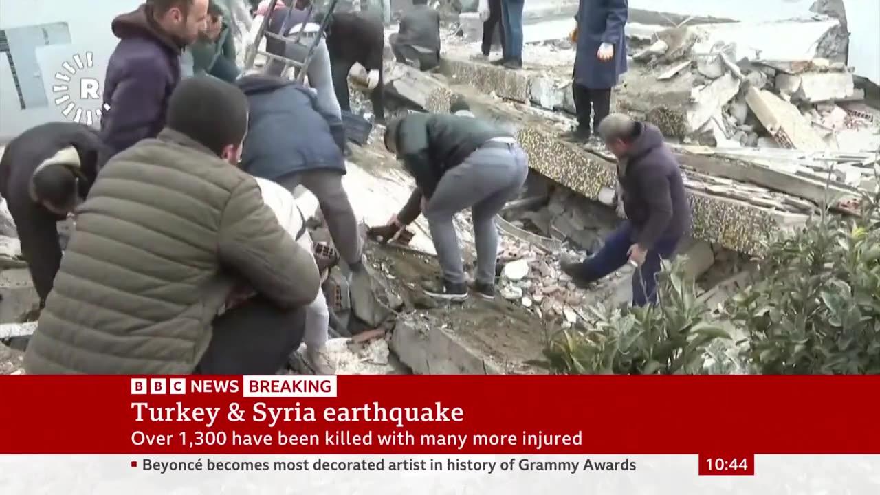 Over 1,000 people confirmed dead after huge earthquake hit Turkey and Syria – BBC News