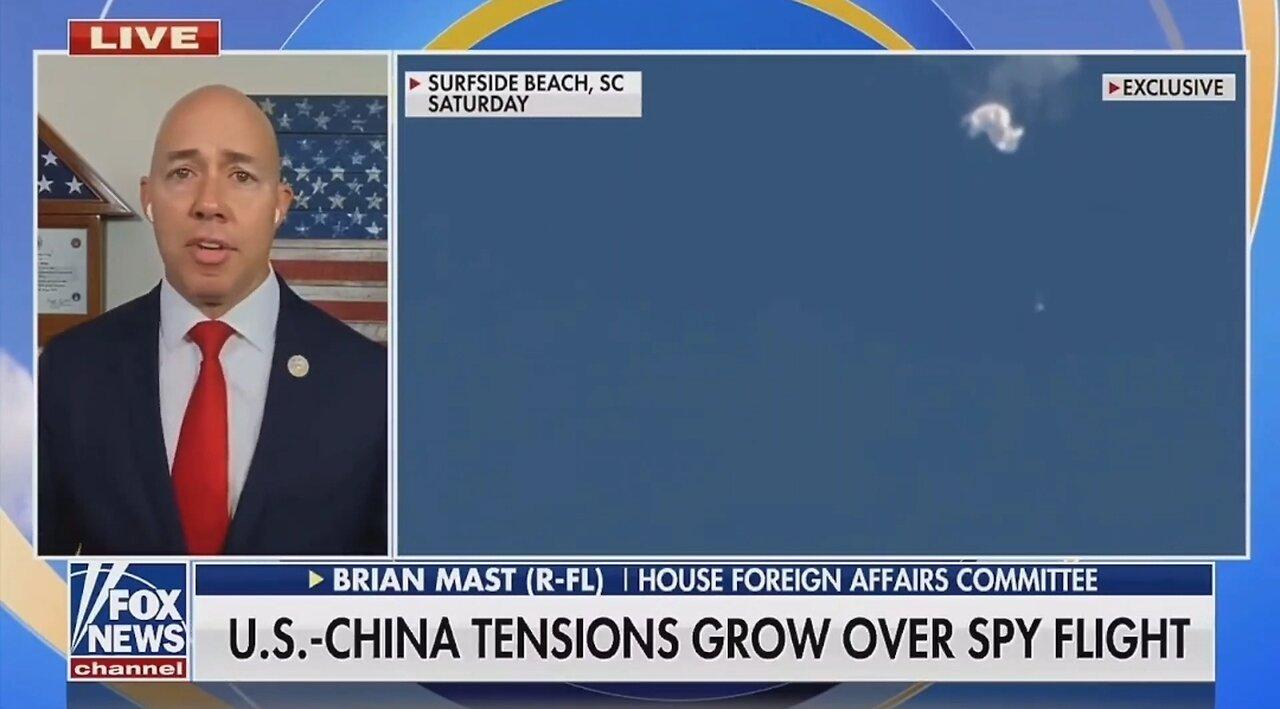 Rep Brian Mast: Chinese Spy Balloon Would Have Made Great Target Practice For Americans