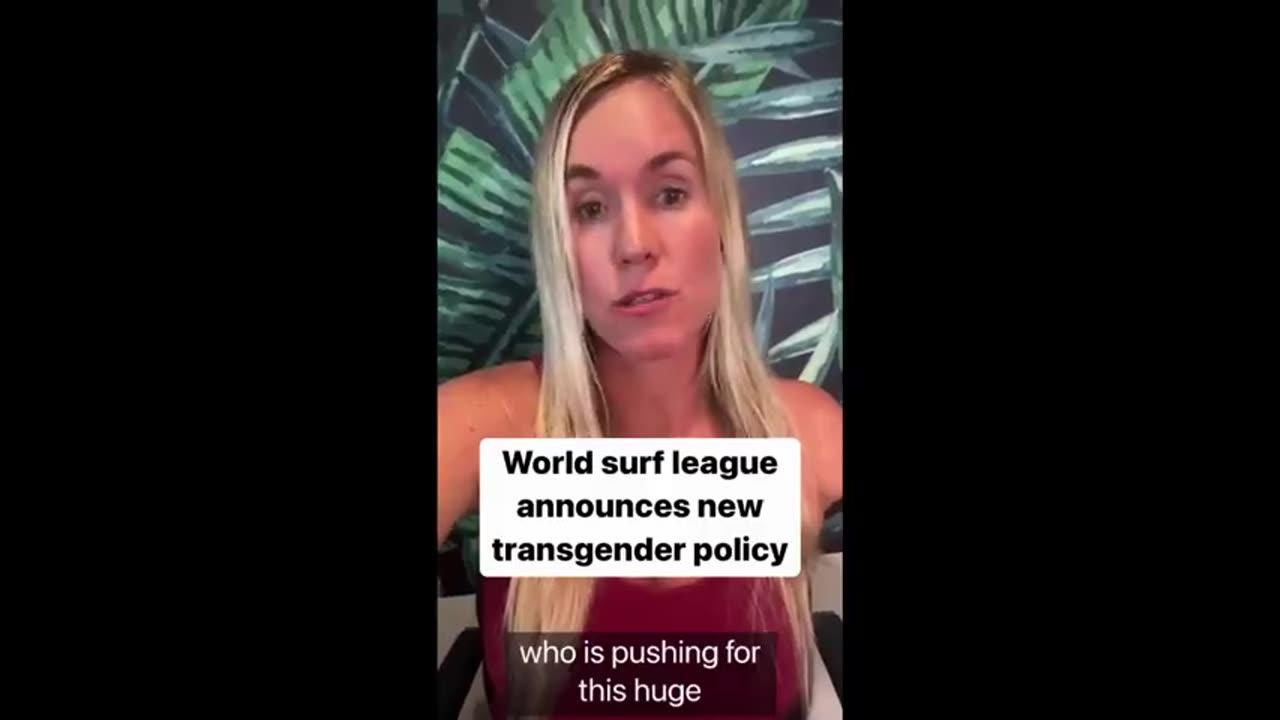 WORLD SURF LEAGUE: ANNOUNCES TRANNIES CAN COMPETE AS WOMEN! - BETHANY HAMILTON SPEAKS OUT!