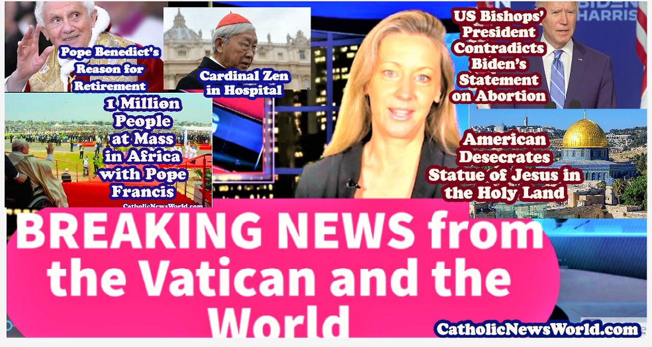 #BreakingNews Holy Land Desecration, US Bishop Contradicts Biden, Pope Francis in Africa