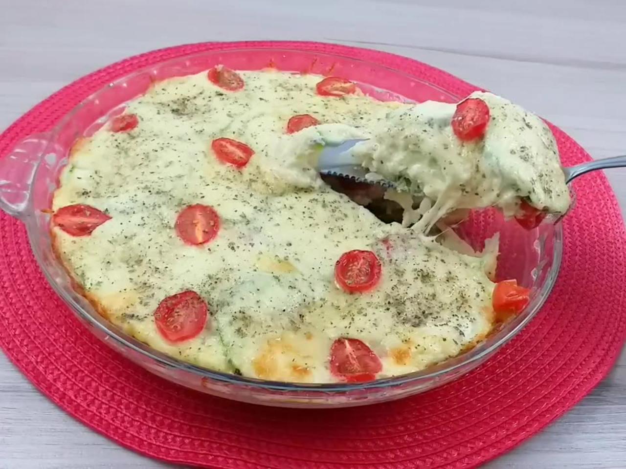 Faça essa torta saudável de abobrinha! Perfeita para você