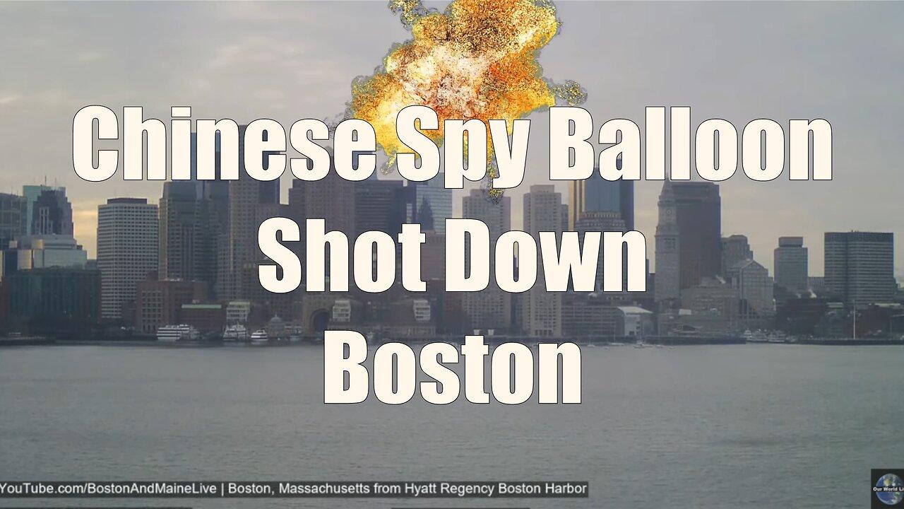 Boston Spy Balloon Shot Down