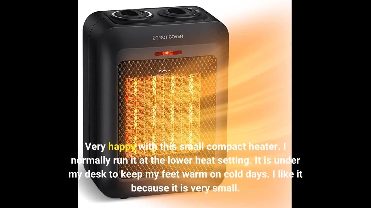 GiveBest Portable Ceramic Space Heater One News Page VIDEO