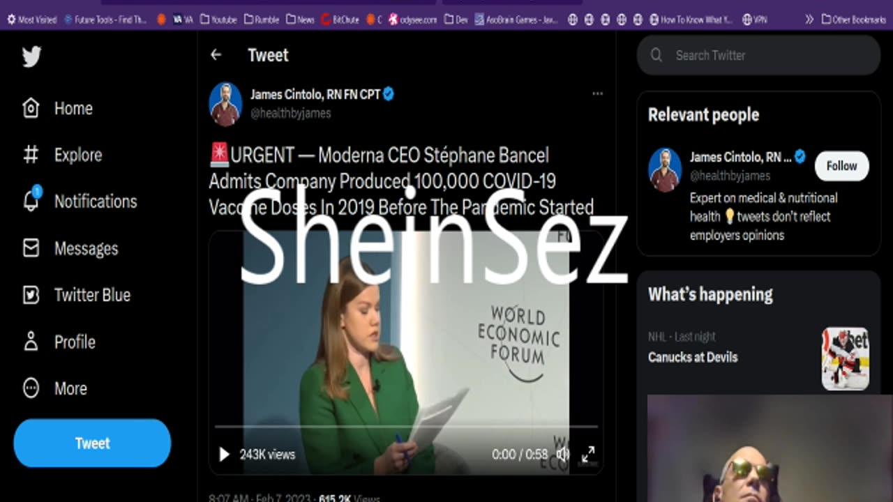 SheinSez #73 How did Moderna know to produce 100k doses of vaccines in 2019? + news for 2023-02-07