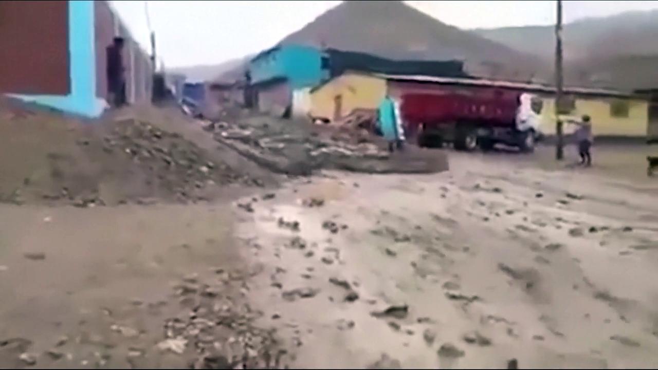 Landslides in Peru killed 36 people and swept mud, water and rocks into villages