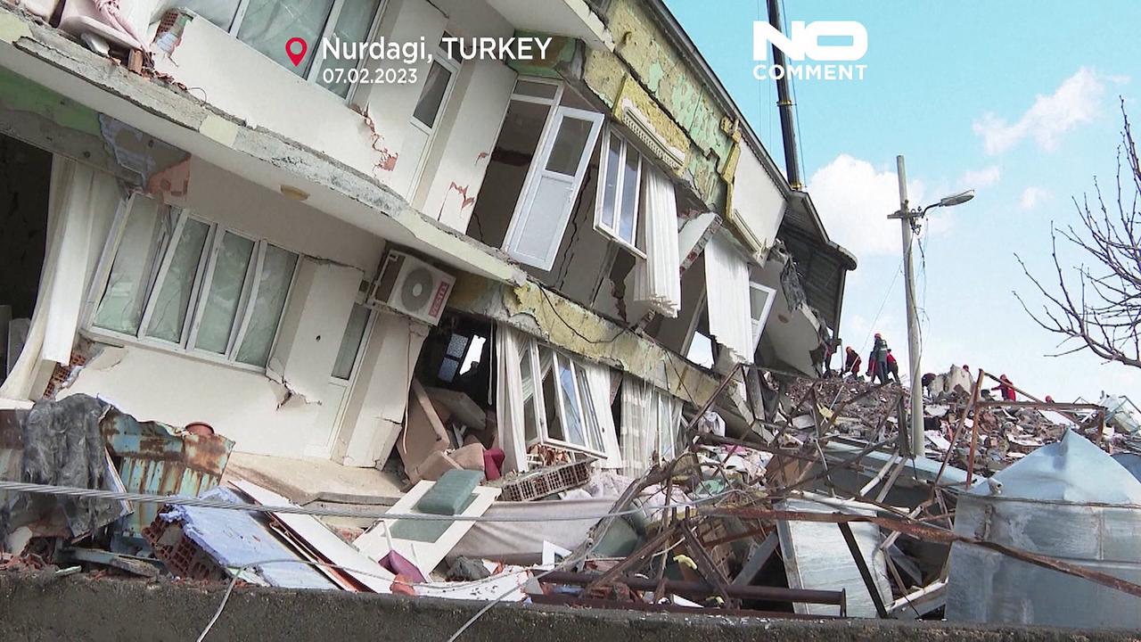 WATCH: Race against time following Monday's earthquake in Turkey and Syria