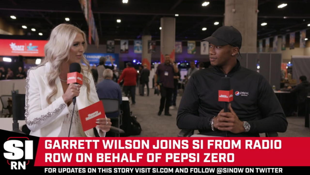 Garrett Wilson Joins SI From Radio Row on Behalf of Pepsi Zero