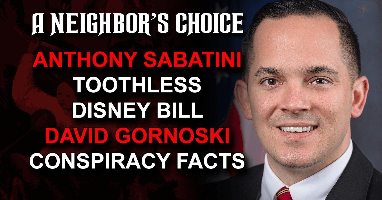 Anthony Sabatini on Toothless Disney Bill, David Talks Conspiracy Facts