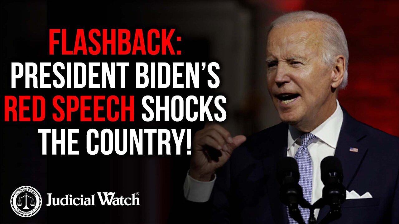 FLASHBACK: President Biden’s Red Speech Shocks the Country!