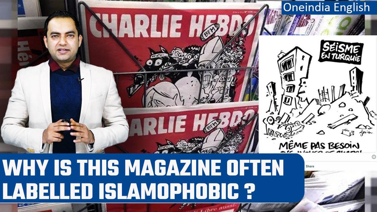Charlie Hebdo sparks outrage with cartoon trivialising Turkey earthquake| Explainer | Oneindia News