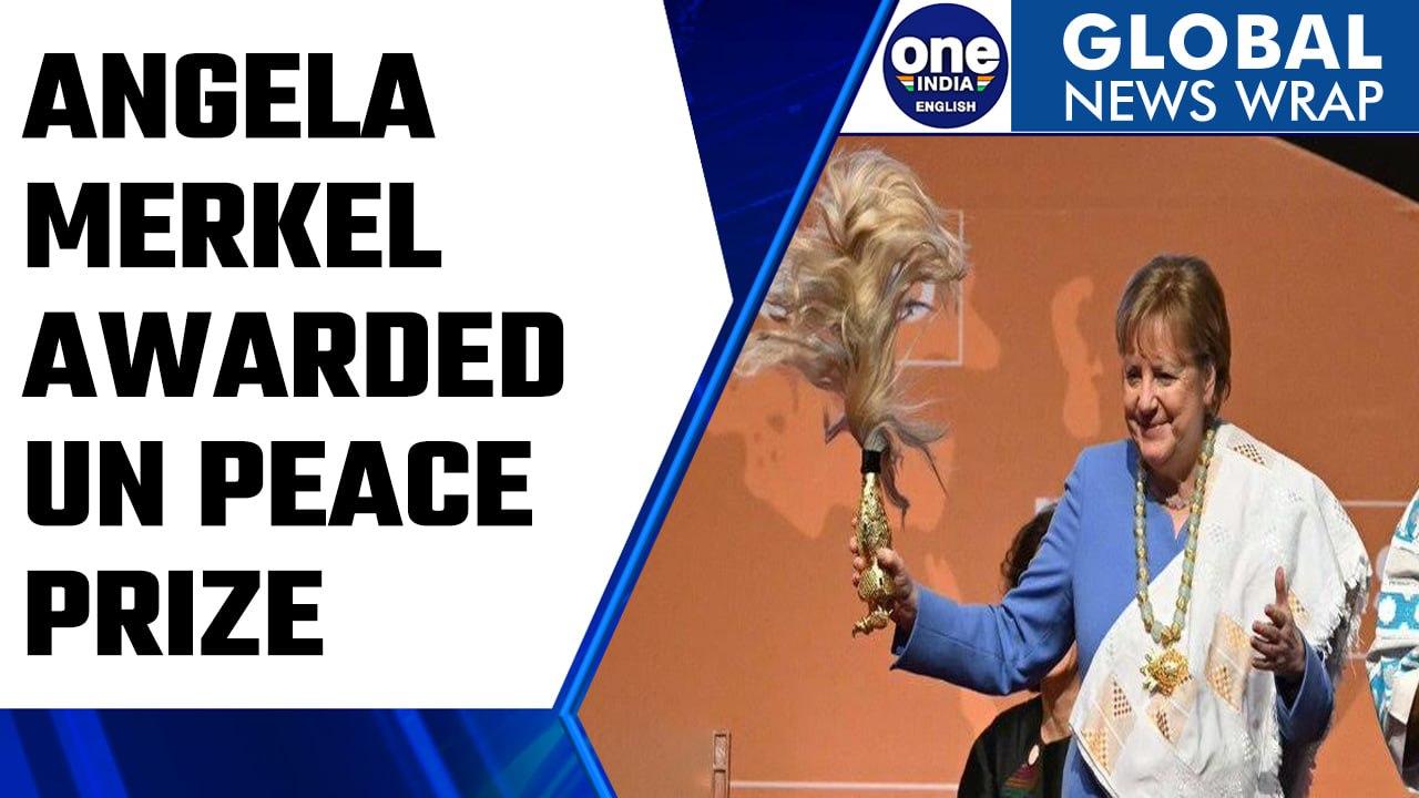 Angela Merkel awarded UN peace prize for opening Germany to refugees | Oneindia News