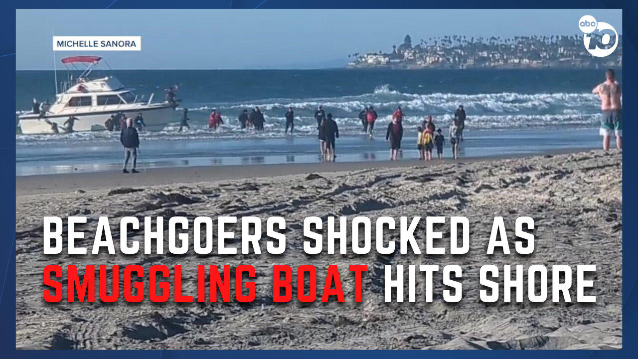 Witness describes chaos as smuggling boat hits Mission Beach