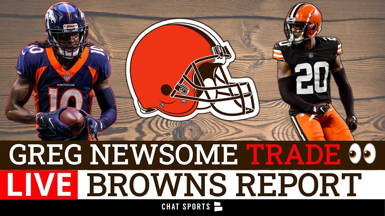 LIVE Browns Report: Greg Newsome Trade In The Works Possibly?