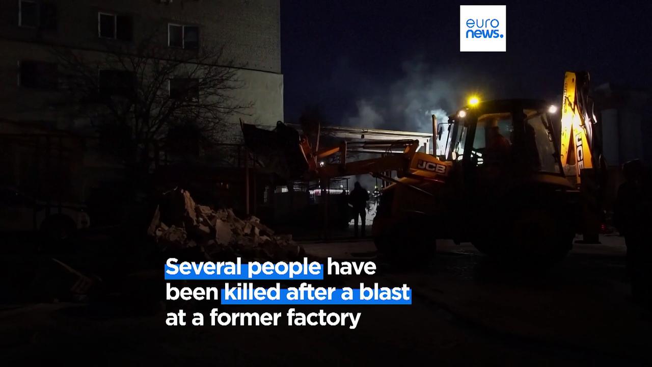 Kyiv factory explosion kills four people as Ukraine prepares for Russian offensive