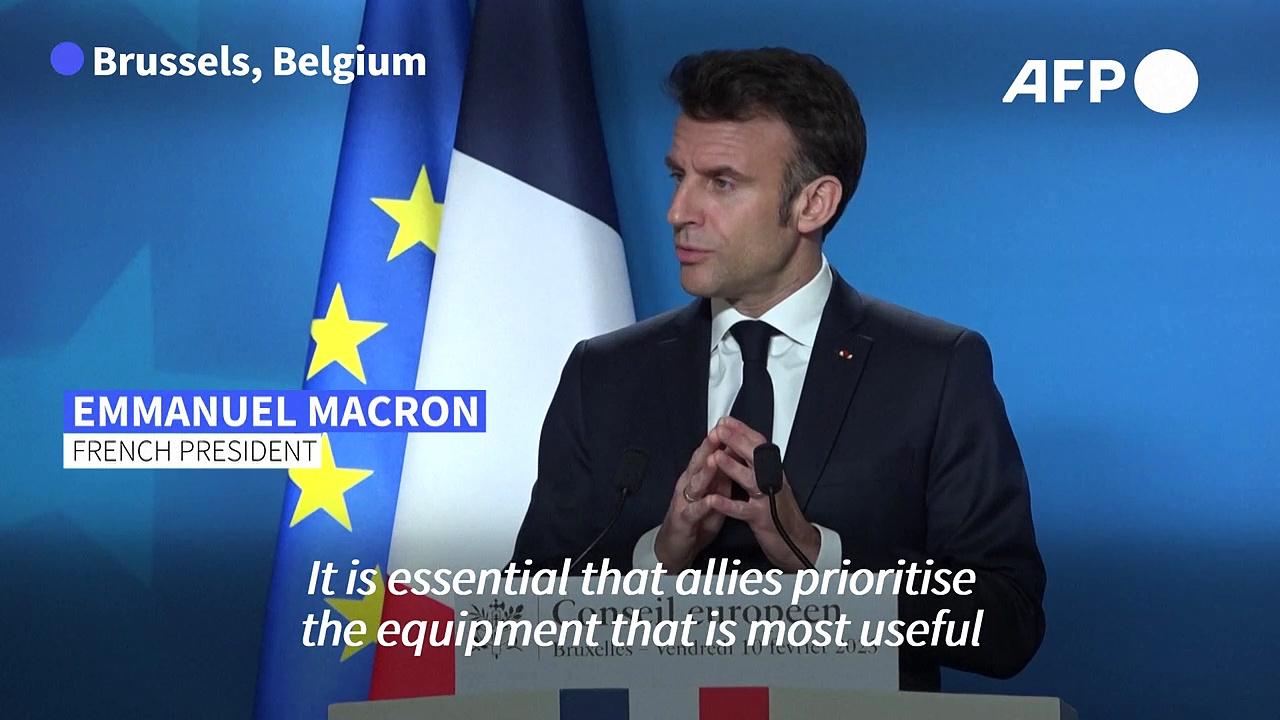 Macron warns impossible to send Ukraine fighter jets in coming weeks